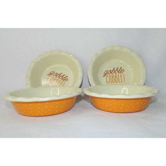 Mini Pie Dish Set Of 4 Individual Serving Casserole, Baking, Shepherds 5.5" Oven - Picture 3 of 10